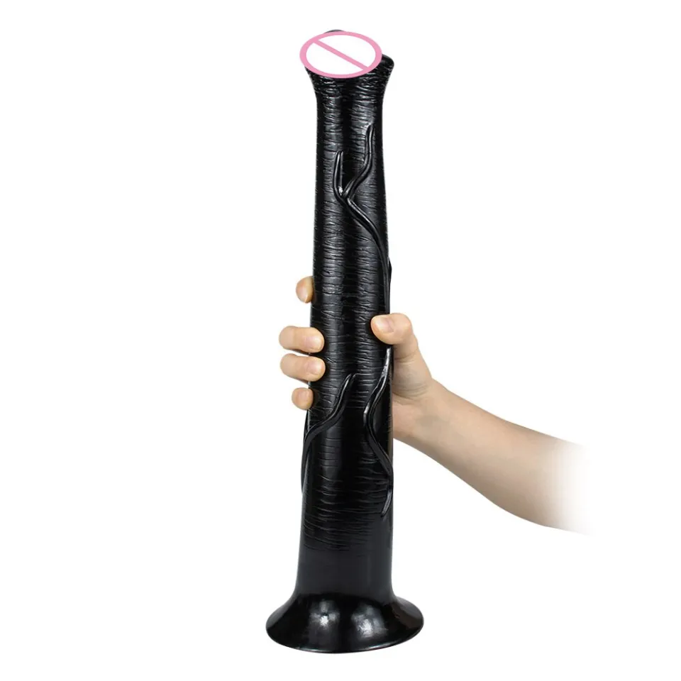 Privacy]42cm Long Huge Horse Dildo Realistic Animal Dildo Suction Cup Big  Black Silicone Penis Sex Toys for Women Adult Sex Shop Product | Lazada PH