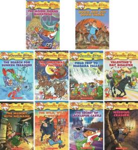 Geronimo Stilton Series Complete Collection 1-80 English Comic Book for kids 6-12 children books children gifts，Geronimo Stilton high-quality mouse reporter