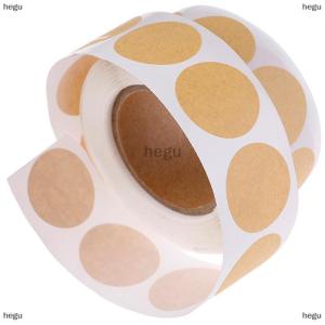 [COD] hegu สติกเกอร์หัตถกรรมทรงกลม500ชิ้น เซ็ตว่างเปล่าป้ายผนึกสติกเกอร์แบบ DIY สำหรับบรรจุภัณฑ์