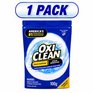 OxiClean Laundry Powder for Colored Clothes & Jeans 100g Yellow Stain Remover Safe Fabric Cleaner