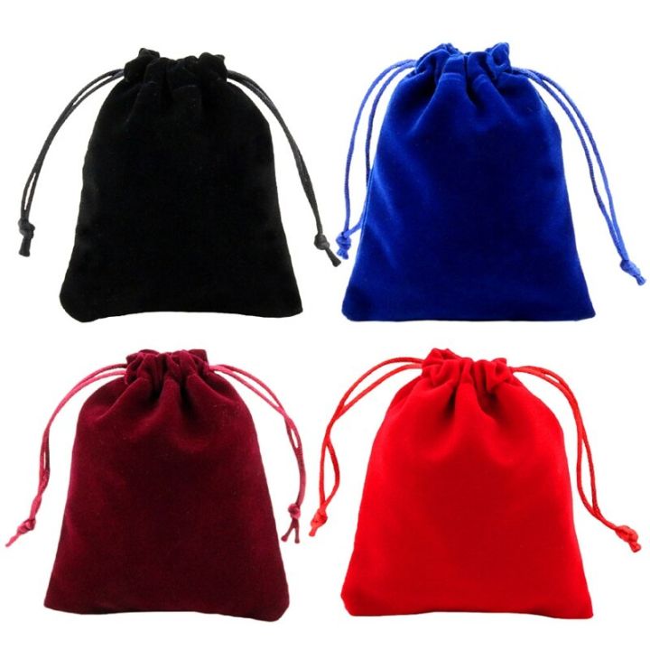 Necklace Pouch Bags Velour Drawstring Pouch GF Packaging Wholesale