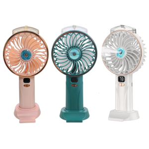 Handheld Fan Small Fan Cooling Fan 2400mAh Outdoor Fan Table Fan 5 Speed Setting Great for Travel and Outdoor Activity