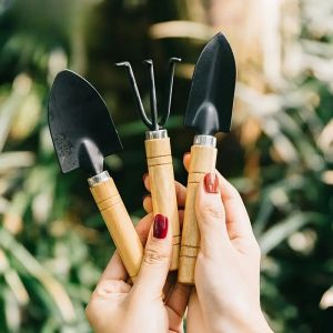 Set Sekop Garpu Cangkul Mini 3 In 1 Alat Berkebun Garden Tools Peralatan Taman