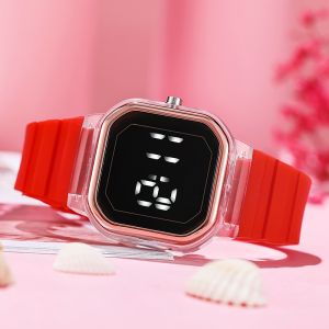 Watchyou Jam Tangan Electronic Square Led Wanita A0158 Small Square Student Sports Watches