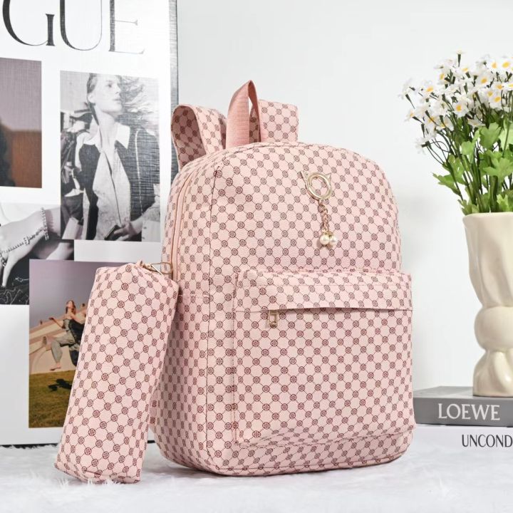 hy bag#8333 Korean Fashion PU Leather 2in1 12inch Backpack for Women  Lazada PH