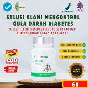 (ORIGINAL) Suplemen Diabetes Obat Diabetes dan Obat Kencing Manis BPOM 100% Herbal Alami