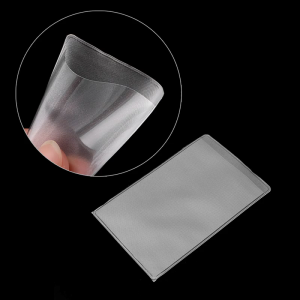 20Pcs Rectangle Clear Plastic Work Credit Holder Protective for Case