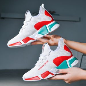 New womens sports shoes height increase breathable black casual thick-soled womens shoes