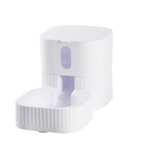 OUTOPEN Non-slip Automatic Pet Feeder Detachable Plastic Cat Water Dispenser Practical Drinking Fountain Cat Food Bowl For Dogs Puppy Cats