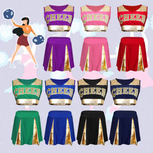 Amazon Cheerleading Suit Team Dance Suit World Cup Soccer Baby Competitive Bodybuilding Cheerleading Costume