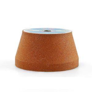 COUPLECOL Emery Cup Stone Polishing Wheel White Corundum Carving Angle Grinder Stone Wear-resistant Carbide Grinding Head Stone 100 Type Angle Grinder
