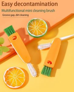 Multifunction Bottle Brush Feeding Bottle Brush Cup Cover Brush Cup Cover Lid Washing Tool Cup Washing Bru