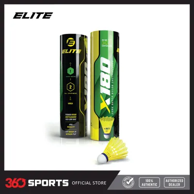 Elite X180 Training Nylon Shuttlecocks