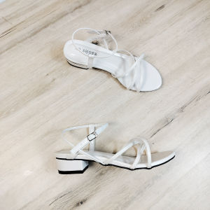 Heels Mules 3 cm Sandal Tali Kun Wanita Kekinian