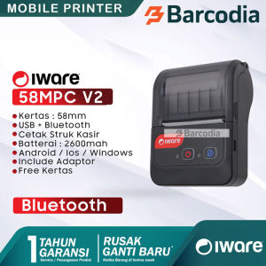 MOBILE PRINTER BLUETOOTH PROMO THERMAL RECEIPT PPOB / KASIR 58MM / PRINTER BLUETOOTH HP ANDROID / Printer Mini Bluetooth Hp Android