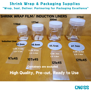 Shrink Wrap Plastic Packaging Shrinkable Plastic Sealer Film for Honey Jar & Induction Liners