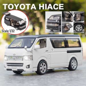 โมเดลรถเหล็ก Toyota Hiace Van XLG 1/32 ล้อยาง เปิด-ปิดประตูได้ มีไฟหน้า-ไฟท้าย มีลานสามารถวิ่งได้ รายละเอียดครบ