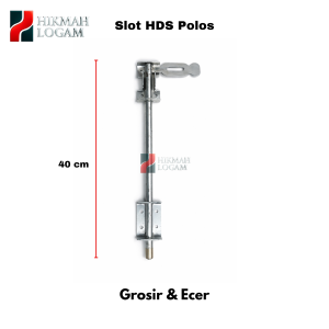 HL - Slot Henderson Polos | aksesoris pintu besi | kuncian pintu gebyok
