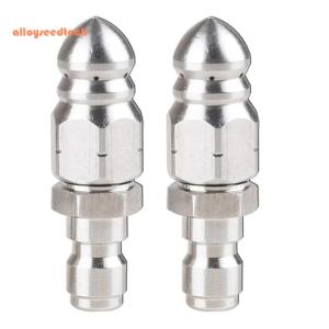 High-Pressure Sewer Jet Nozzle 1/4in Stainless Steel for Pressure Washers with Quick Connect Fitting