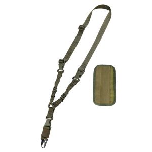 GUDAN Adjustable Single-Point Sling Strap American Style with Shoulder Pad Safety Rope Belt Metal Buckle Heavy-Duty Outdoor Game Task Rope Outdoor Activities