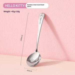 Muỗng Trẻ Em Sanrio Hello Kitty Inox 304 Dùng Ăn Cơm LFB428