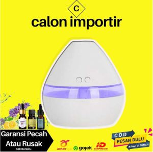 Alat Pelembab Pembersih Udara Ruangan Air Humidifier Purifier Aroma Therapy Night Light 300ml