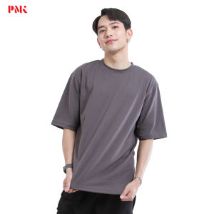 PMK - เสื้อยืด Oversize Cool Ease สีเทา เสื้อโอเวอร์ไซซ์