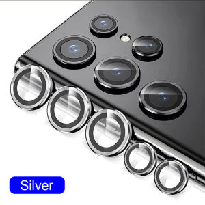 Samsung Galaxy S25 S24 S23 S22 Ultra Plus S25Edge S25FE S24FE S23FE + 5G Camera Lens Protector Metal Ring Tempered Glass Lens Cover Anti-scratch HD Lens Protective Film