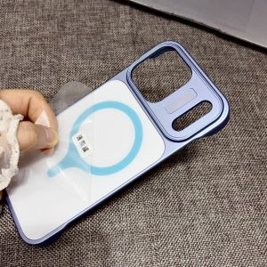 Bare Feel Dopamine Bezel-less Phone Case for iPhone 18 Pro 17 Air 16 Plus 15 14 13 Pro Max Magnetic Ultra Thin Hard Clash Cover