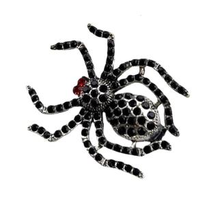 Cô gái bó kẹp tóc nhện Punk kẹp tóc đạo cụ chụp ảnh Halloween cô gái phẳng đồ trang trí Halloween cho phụ nữ