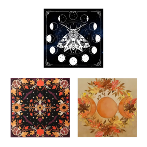 Velvets tarots đọc Khăn trải bàn với họa tiết Bướm và Hoa đẹp để tăng cường trải nghiệm đọc