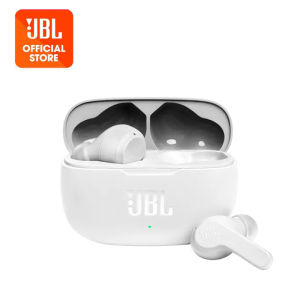 JBL WAVE 200 Sports Bluetooth Earbuds หูฟังไร้สาย กันน้ำ พร้อมไมโครโฟนในตัวสำหรับการโทรและการเล่นเกม
