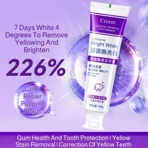 Color Repair White Toothpaste Disinfectant Teeth Stain Remover