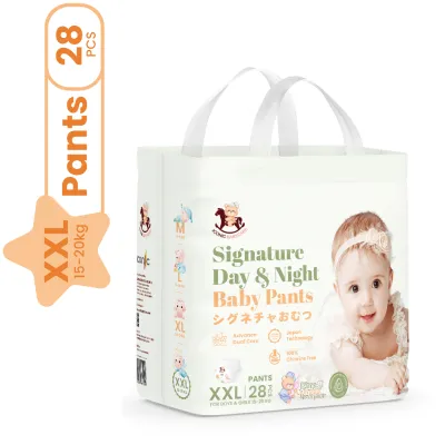 Iconic Babycare Signature Day & Night Baby Diaper Pants M44/L38/XL32/XXL28