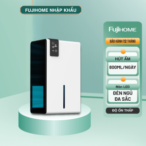 Máy hút ẩm bán dẫn mini Fujihome DHP23-MINI – Peltier lõi kép điều khiển từ xa - Bảo hành điện tử toàn quốc