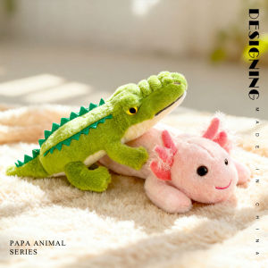 25cm Salamander Alligator Hippo Plush Rhinoceros Toys Cute Stuffed Cartoon Pillow Dolls Kawaii For Kid Birthday Christmas Gift