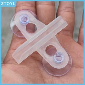 ZTOYL 2Pcs Aquarium Fish Tank Isolation Clip Partition Plate Glass Clamp Partition Suction Cup Breeding Separation Divider Sheet