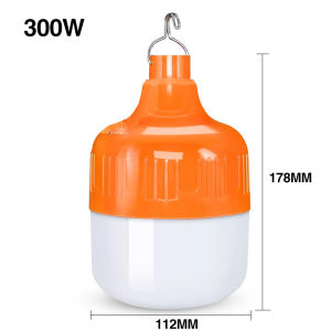 Bóng đèn LED sạc tích điện đèn led sạc pin ánh sáng trắng có móc treo Bóng đèn LED sạc tích điện