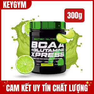 [SCITEC] Bcaa+Glutamine Xpress Scitec Nutrition 300g - 600g phục hồi cơ và giảm mệt mỏi - thúc đẩy nhanh chóng quá trình phục hồi cơ bắp trong và sau khi tập luyện cường độ cao giảm đau ngăn ngừa sự cố dị hoá cơ bắp không mong muốn và giúp tăng hiệu su