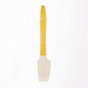 Vision Silicone Mini Spatula Kitchen Scraper Curved Small Spatula Food Can Spatula Multifunctional Jam Silicone Scraper Jar Spatula for Cooking/ Baking