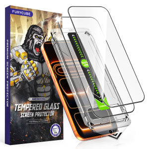 Furycube 2Pack Privacy Tempered Glass HD Screen Protector Dust Removal For iPhone 18 17 16 15 14 13 12 11 XR