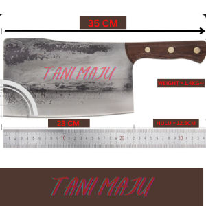 PISAU tulis 1.4KG + 1 / Pisau tulis XL Bone Crusher Cleaver Chopper/ PISAU Chopper TULANG / lembu tulang/ AYAM / 262
