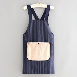 Waterproof Kitchen Apron With Hand Towel Oil Resistant Anti Stain Adjustable Neck Home Cooking Baking