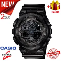 Original OEM G Shock GA100 Men Sport Watch Dual Time Display 200M