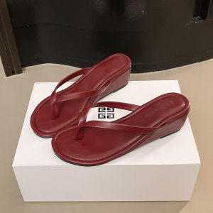 [Free Shipping] New Trendy Summer Slip-On Sandals High-End Design Perfect For Pairing With Dresses In 2026 Fashionable WomenS Wedge Heels