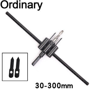 【ส่งจากกรุงเทพ】DIY เครื่องตัดเจาะรูแบบปรับ เครื่องมือเลื่อยเจาะรูประเภทเครื่องบินเครื่องตัดวงกลมดอกสว่านเจาะไม้30-120มม. เครื่องเจาะรู