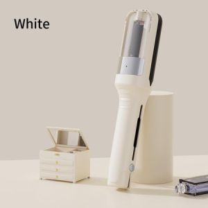 เครื่องเล็มผมแบบแยกส่วน 2-in-1 เครื่องเล็มผมแบบแยกส่วนอเนกประสงค์ หวีรองผมตรงแบบชาร์จไร้สาย