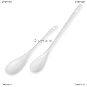 [COD] Cozyroom Spoons Long-short white Porcelain Coffee Soup sugar Tea Dessert Cutlery