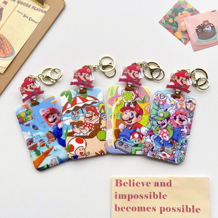 FZLMYANGNDQZ Plush Animal Card Holder Keychain Plush Card Cover Cute Plush Photocard Holder With Keychain Cover Cartoon Work Card Sleeves