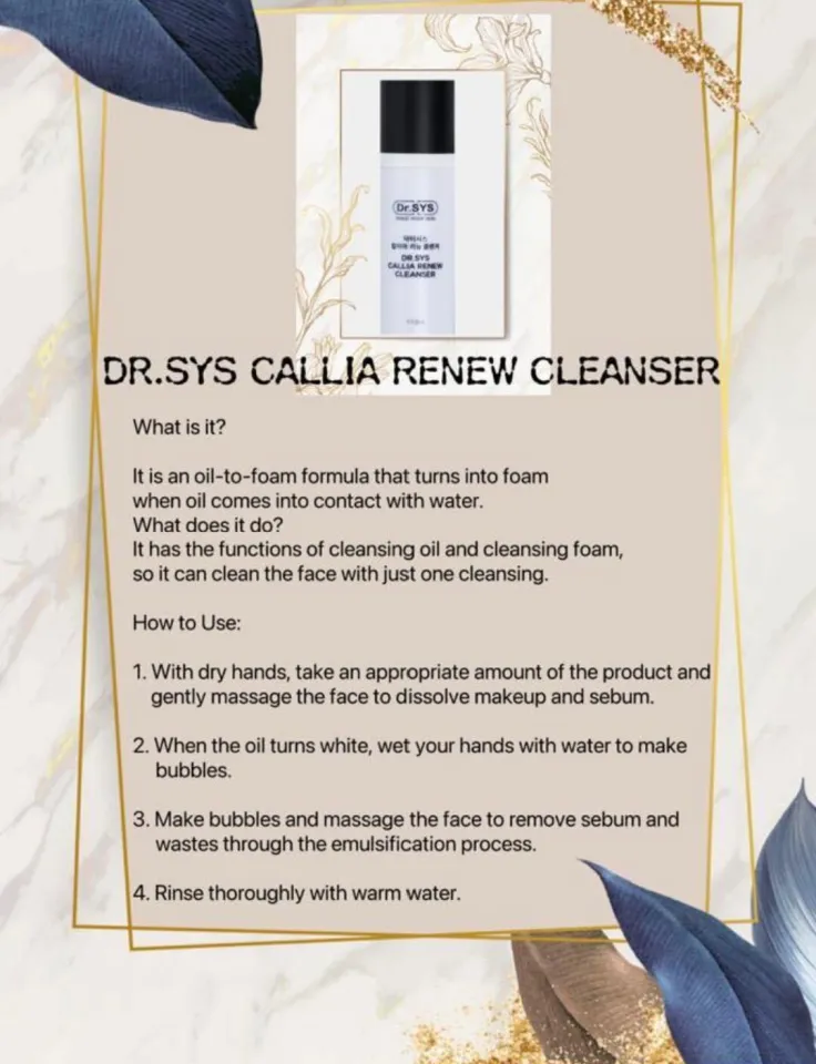 ブースター・導入液 DR.SYS C. BOOSTER&CALLIA RENEW CLEANSER Dr.SYS ドクターシス STEMEY JAPAN ステミージャパン C-booster